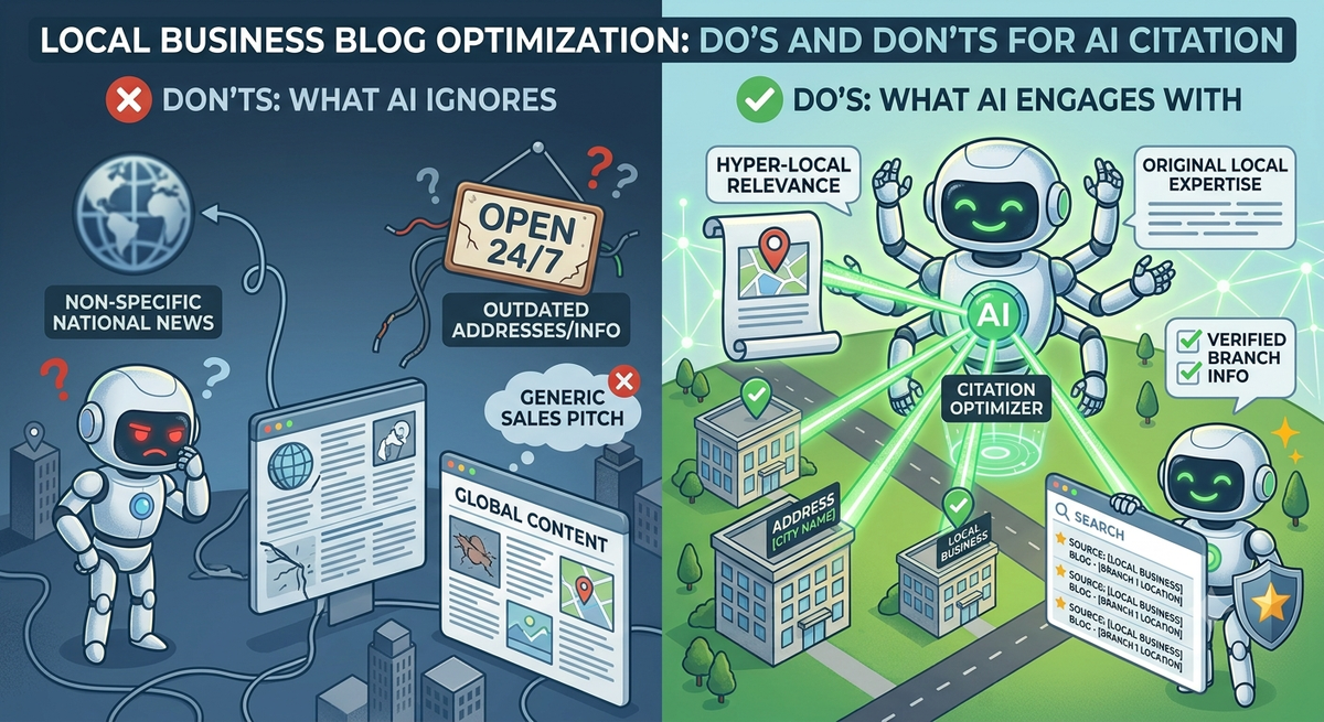 Do's and Don'ts of Writing a Local Business Blog Using Chatgpt, Gemini and others That AI Engines Actually Cite